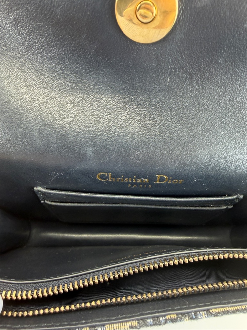 Christian Dior Oblique Navy Saddle Belt Bag - Picture 12 of 15